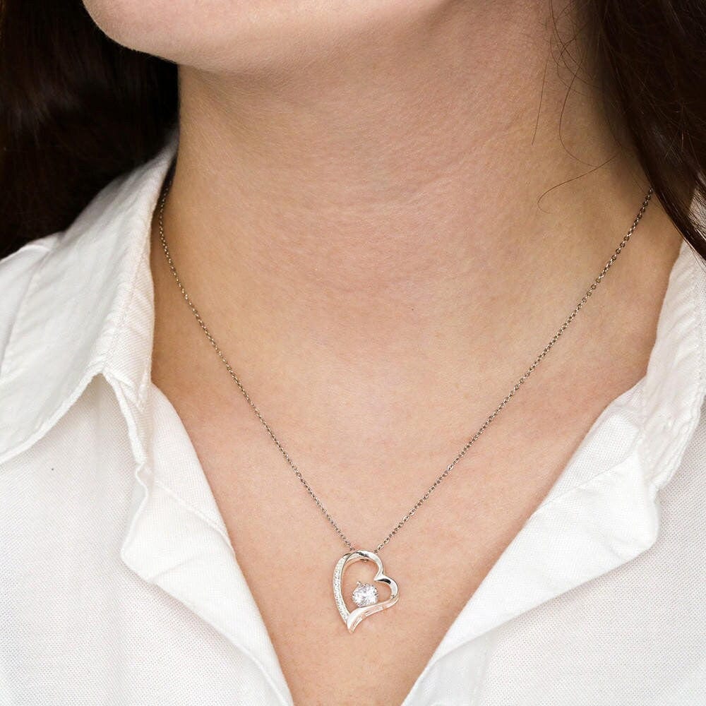 ShineOn Fulfillment Jewelry Soulmate Necklace, Heart Necklace, Soulmate Gift, Silver Necklace, Gold Necklace, Gift for Her, Free Gift Box, Free Shipping