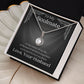 ShineOn Fulfillment Jewelry Soulmate Necklace, Soulmate Gift, To My Soulmate, Valentine Gift, White Gold Necklace, Gift For Her,  Free Gift Box, Free Shipping