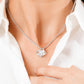ShineOn Fulfillment Jewelry Soulmate Necklace, Soulmate Gift, To My Soulmate, Valentine Gift, White Gold or Gold Necklace, Gift For Her, Free Gift Box, Free Shipping