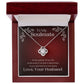 ShineOn Fulfillment Jewelry Soulmate Necklace, Soulmate Gift, To My Soulmate, Valentine Gift, White Gold or Gold Necklace, Gift For Her, Free Gift Box, Free Shipping