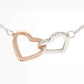 ShineOn Fulfillment Jewelry Mom Necklace, To My Wonderful Mom Necklace, Mother's Gift, Gift From Son, Interlocking Hearts Necklace, Free Gift Box, Free Shipping