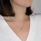 ShineOn Fulfillment Jewelry Mom Necklace, To My Mom Gift, Mother's Day Gift, Ribbon Necklace, Silver Necklace, Gold Necklace, Gift for Her, Free Gift Box, Free Shipping